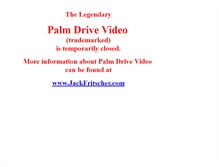 Tablet Screenshot of palmdrive.com